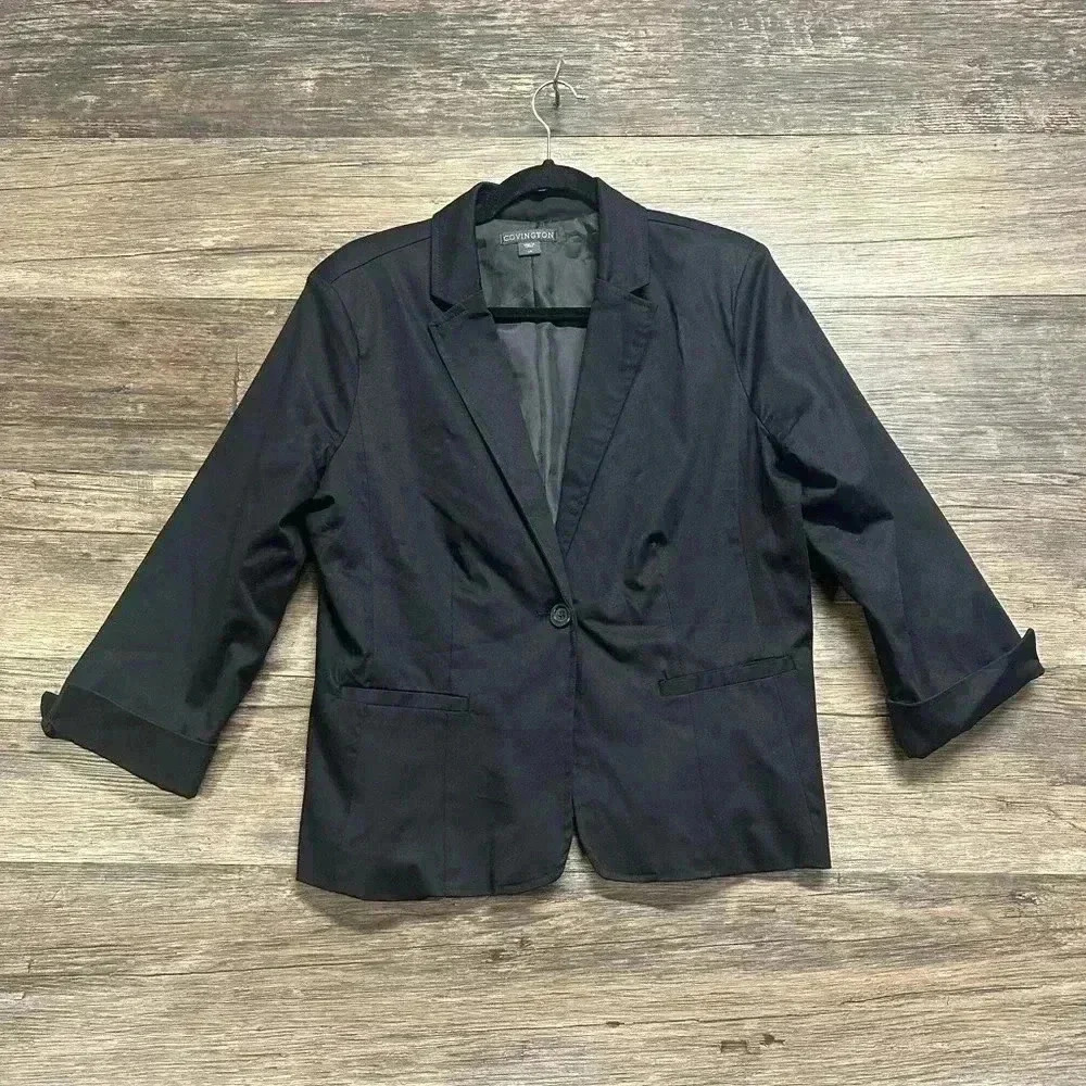Covington Black Tailored Blazer